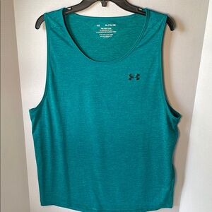 Under Armour Blue Muscle Tee Relaxed Sleeveless Top Men's XL